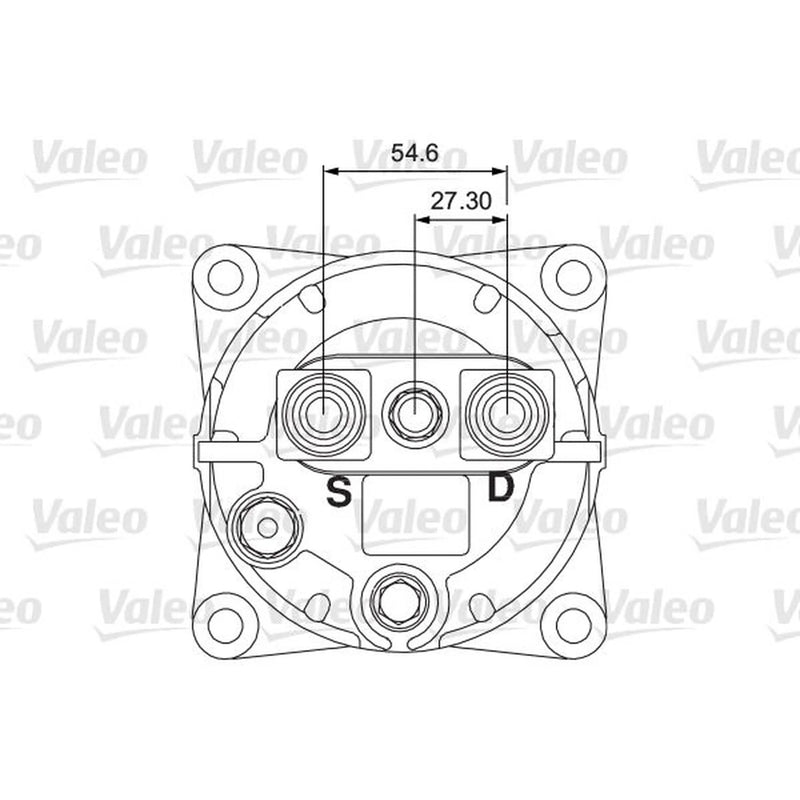 Valeo Air Conditioning Compressor 700857