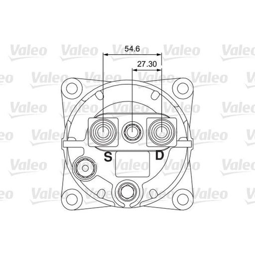 Valeo Air Conditioning Compressor 700857