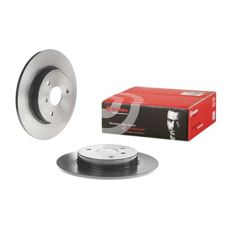 Brembo 2 x Solid Front Brake Discs 08.8163.11