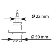 KYB Shock Absorber Damper Strut Front 334834