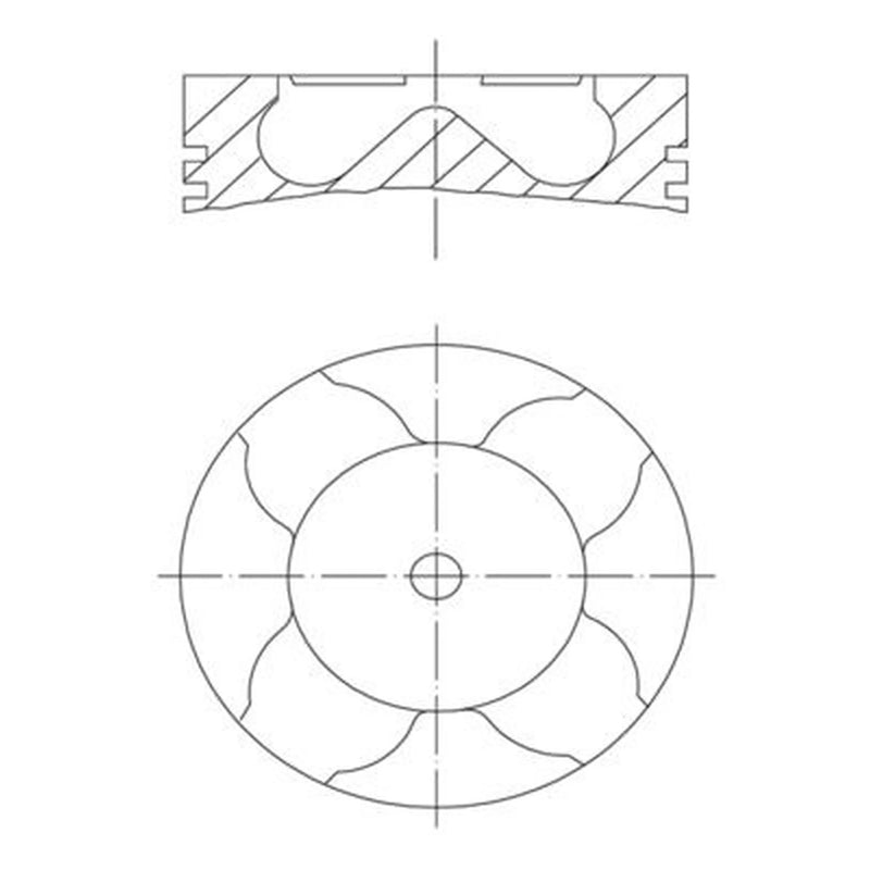 Mahle Piston Cylinder Bore = 128mm 229 12 20