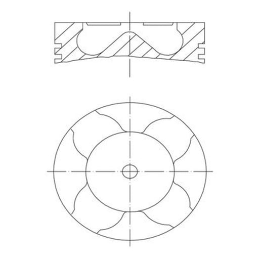 Mahle Piston Cylinder Bore = 128mm 229 59 20