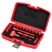 XP1000 VDE Socket Set 1/4" Dr 17 Piece Insulated