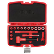 XP1000 VDE Socket Set 1/4" Dr 17 Piece Insulated