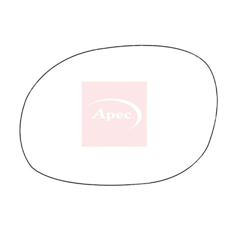 Apec Exterior Wing Mirror Glass Left AMS2103