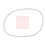 Apec Exterior Wing Mirror Glass Left AMS2103