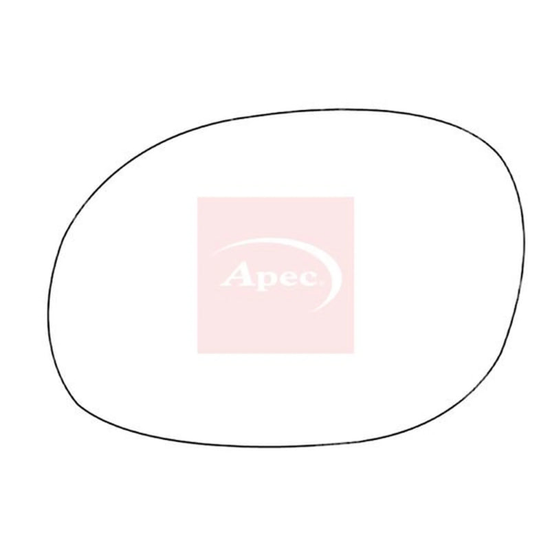 Apec Exterior Wing Mirror Glass Left AMS2103