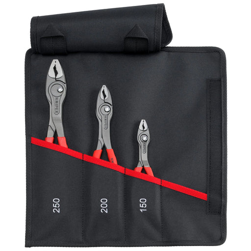 KNIPEX Twin Grip Slip Joint Pliers Set 330mm 3 Parts