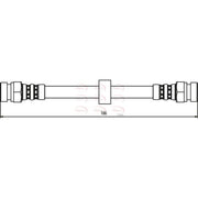 Apec Brake Hydraulic Hose Line Rear HOS3449