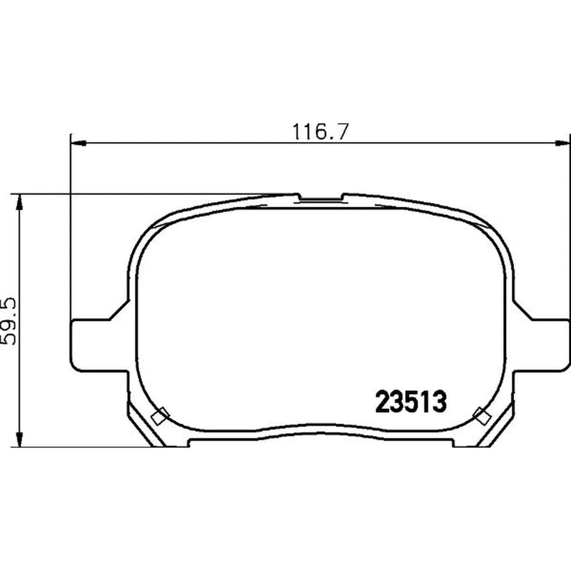 DON Front Brake Pad Set PCP1933