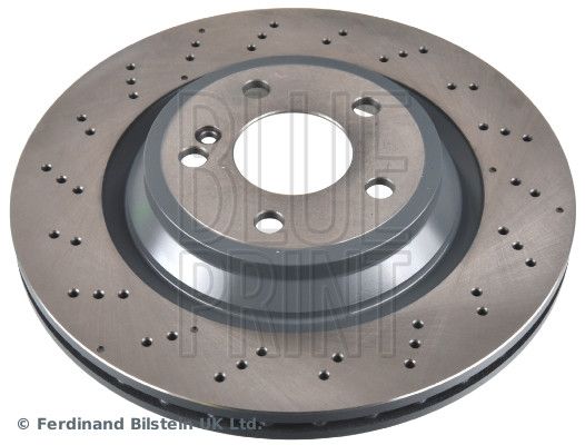 Blue Print 2 x Brake Disc Set Perforated/Vented Rear