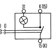 Hella Electrical Switch 6ED 004 778-031
