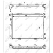 NRF Engine Radiator 53866