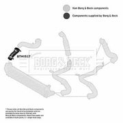 Borg & Beck Intercooler Turbo Charge Air Hose BTH1557