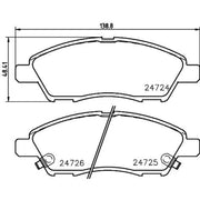 DON Front Brake Pad Set PCP1970