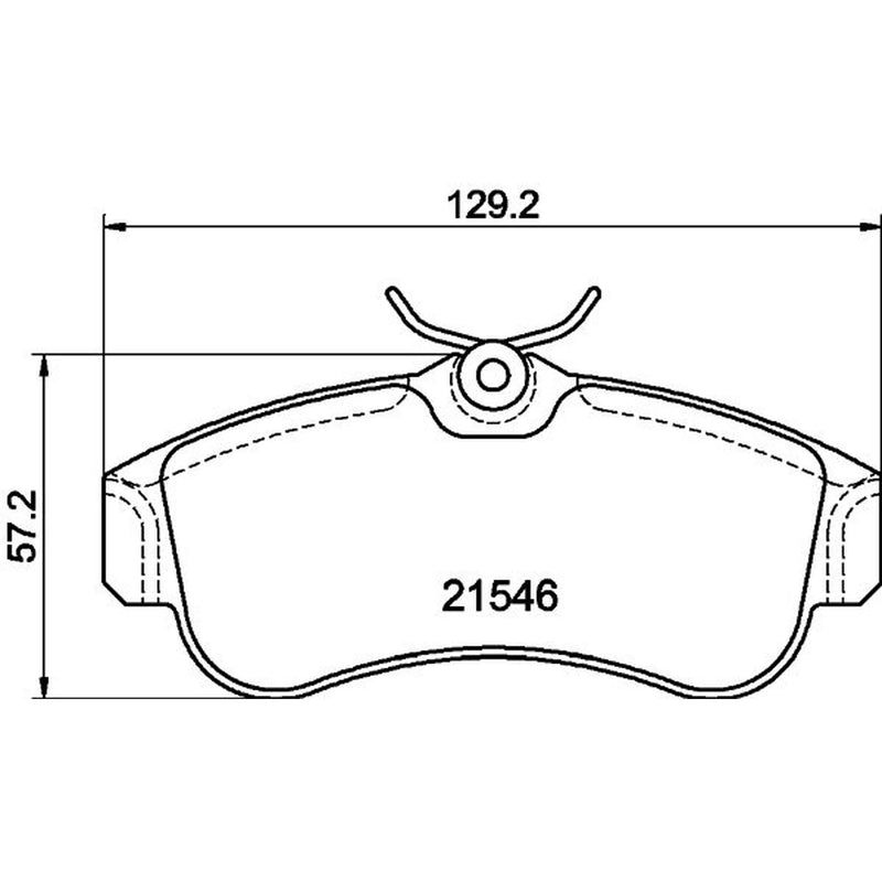 DON Front Brake Pad Set PCP1214