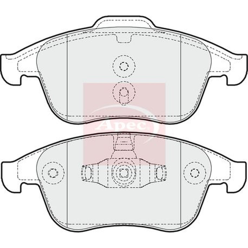 Apec Front Brake Pad Set PAD1650