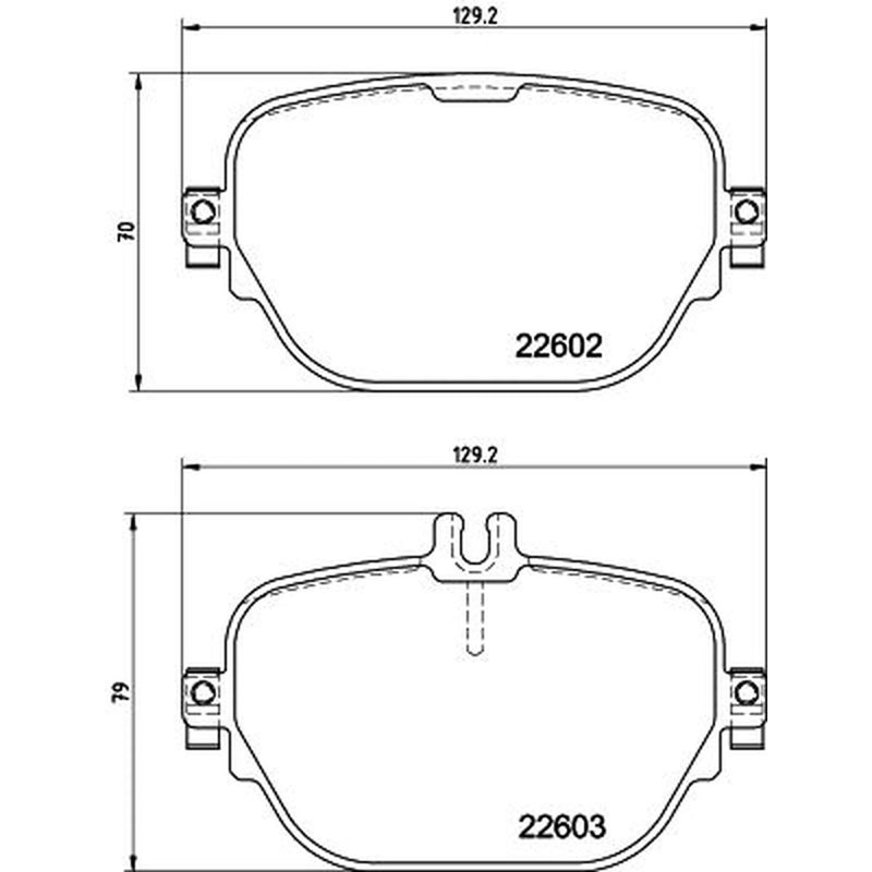 Mintex Rear Brake Pad Set MDB4092