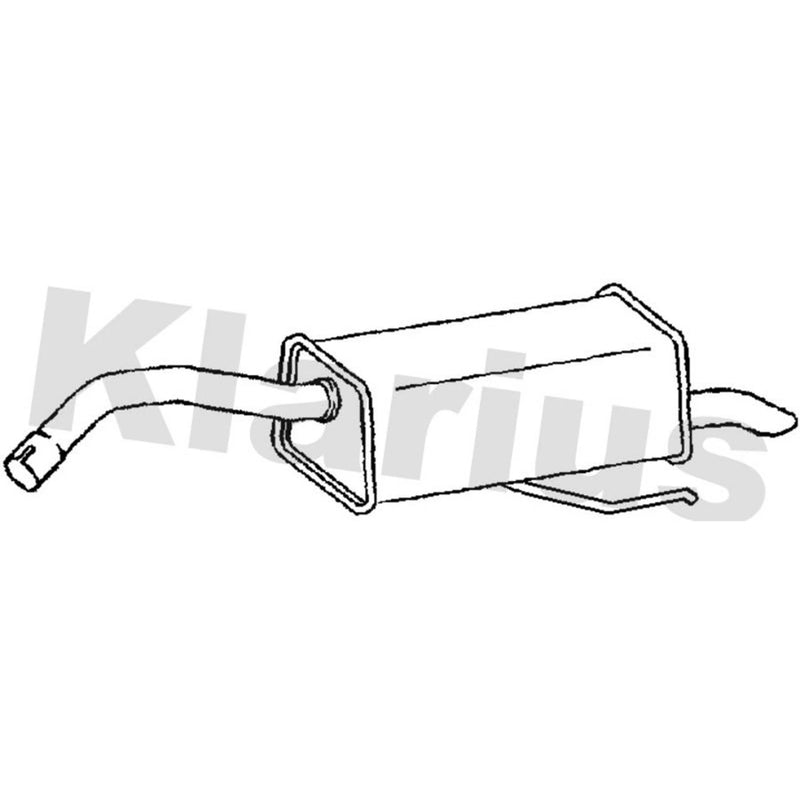 Klarius Box With Tail Pipe Rear RN904X