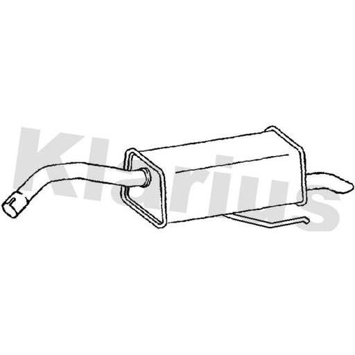 Klarius Box With Tail Pipe Rear RN904X