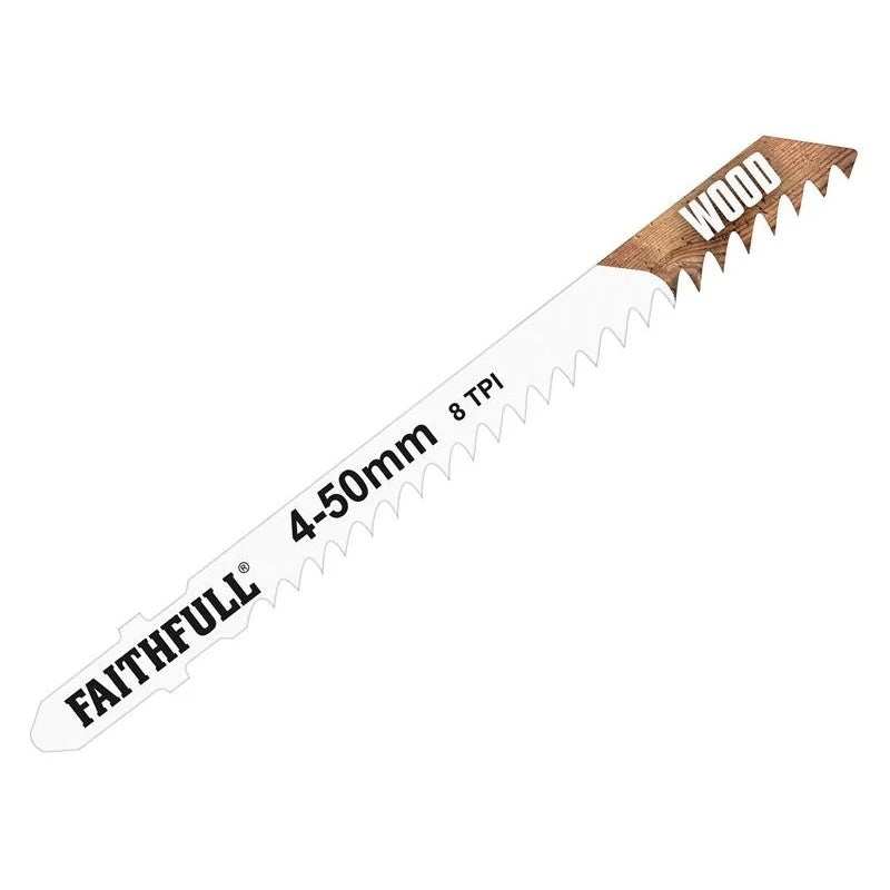Faithfull Wood Jigsaw Blades Pack of 5 T111C - FAIJBT111C