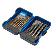 Draper Drill Bit Set 17 Piece HSS & Masonry with Case