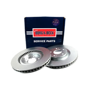 Borg & Beck 2 x Vented Front Brake Discs BBD5623