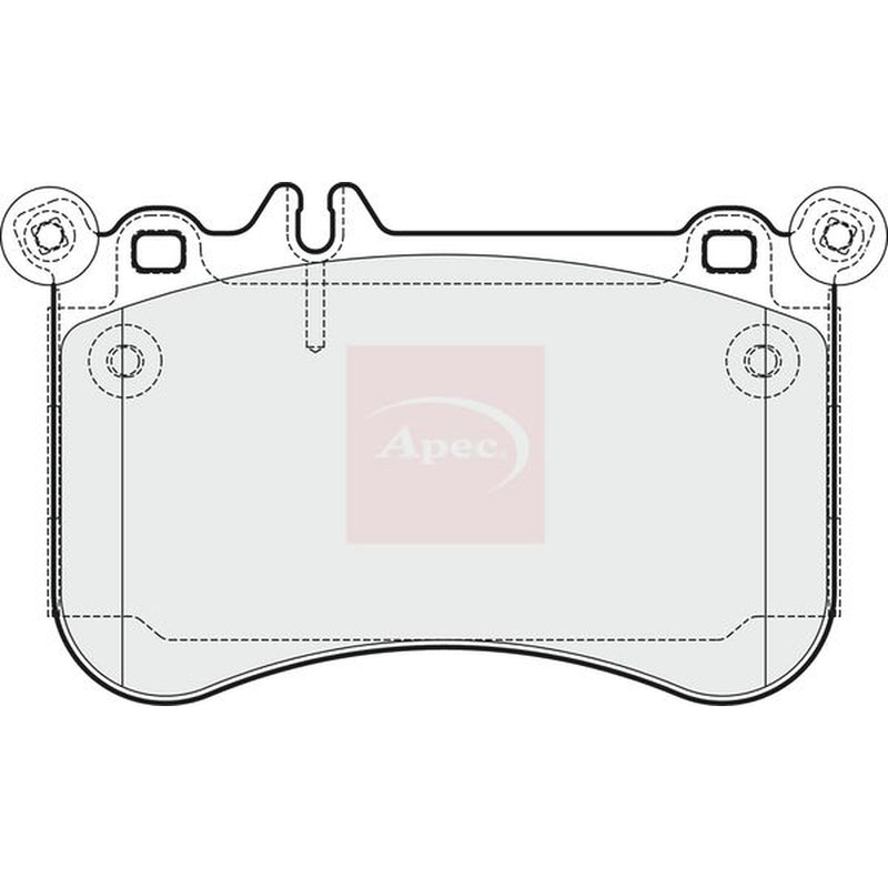 Apec Front Brake Pad Set PAD1838