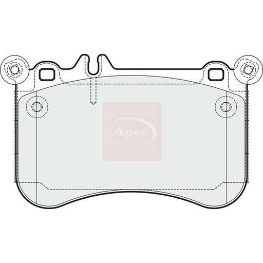 Apec Front Brake Pad Set PAD1838