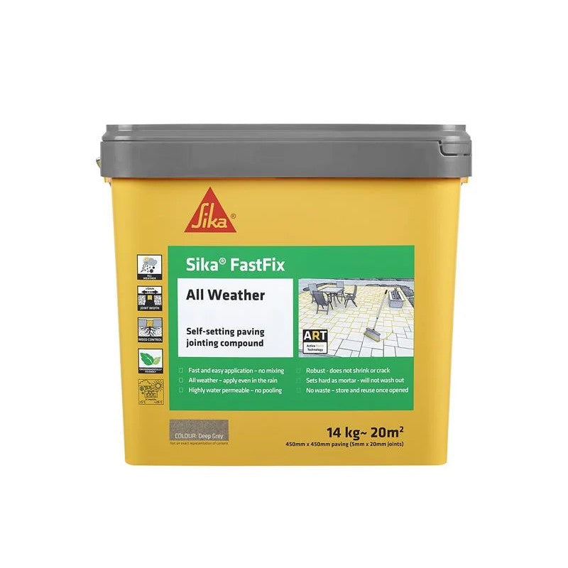 Everbuild Sika Sika® FastFix All Weather Charcoal 15kg - 626733