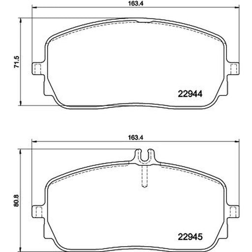 DON Front Brake Pad Set PCP1718