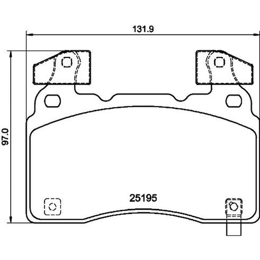 Mintex Front Brake Pad Set MDB4128