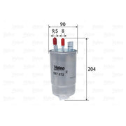 Valeo Fuel Filter Element 587072