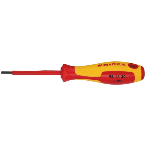 KNIPEX Insulated Hexagon Screwdriver 3x75mm Model 98 13 30