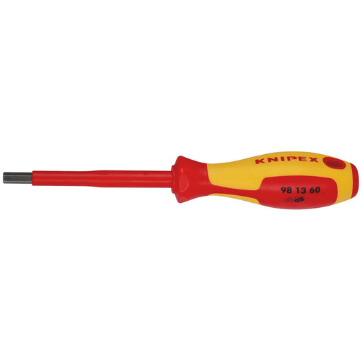 KNIPEX Insulated Hexagon Screwdriver 6x75mm Model 98 13 60