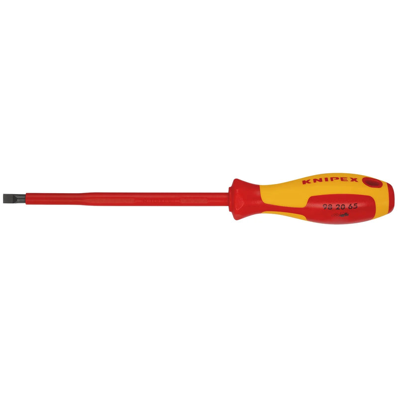 KNIPEX Insulated Slotted Screwdriver 6.5 x 150mm