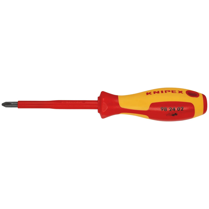 KNIPEX Insulated Screwdriver PH2 100mm