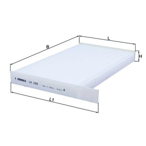 Mahle Cabin Air Filter (Pollen Filter) LA 1205