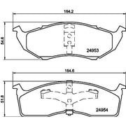 Mintex Front Brake Pad Set MDB1783