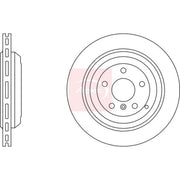 Apec 2 x Vented Rear Brake Discs DSK2384
