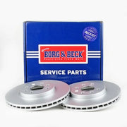 Borg & Beck 2 x Front Brake Discs BBD4455