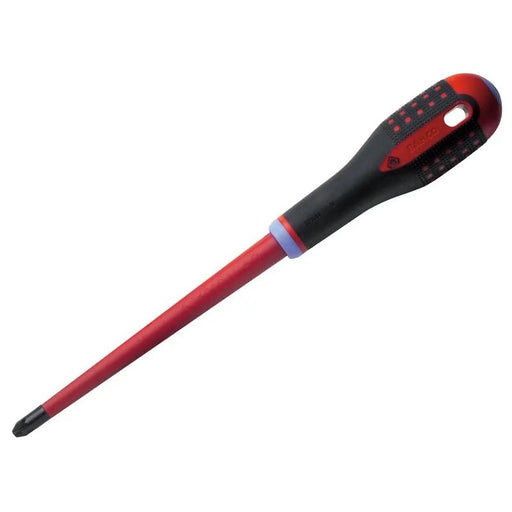 Bahco ERGO™ Slim VDE Insulated Pozidriv Screwdriver PZ2 x 80mm - BE-8820SL