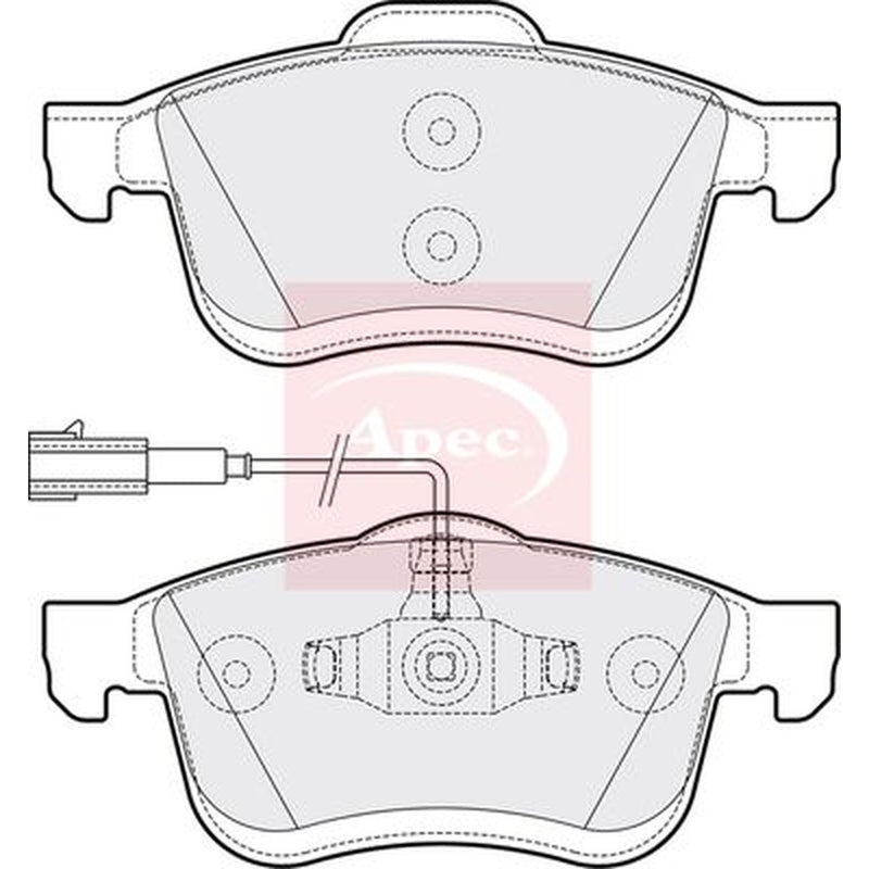 Apec Front Brake Pad Set PAD2120