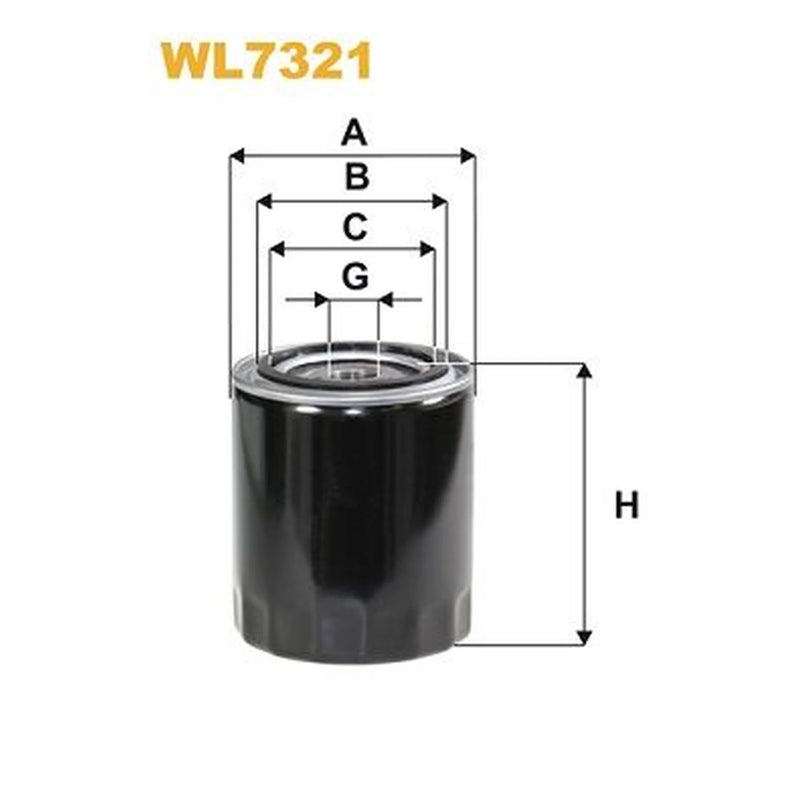 WIX Engine Oil Filter WL7321