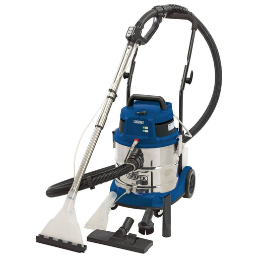 Draper 3 in 1 Wet and Dry Shampoo/Vacuum Cleaner, 20L, 1500W 75442 Draper  - Town Parts