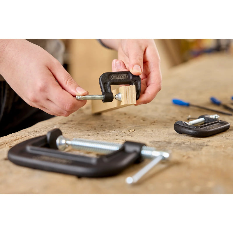 Draper Heavy Duty G-Clamp Set 3 Piece