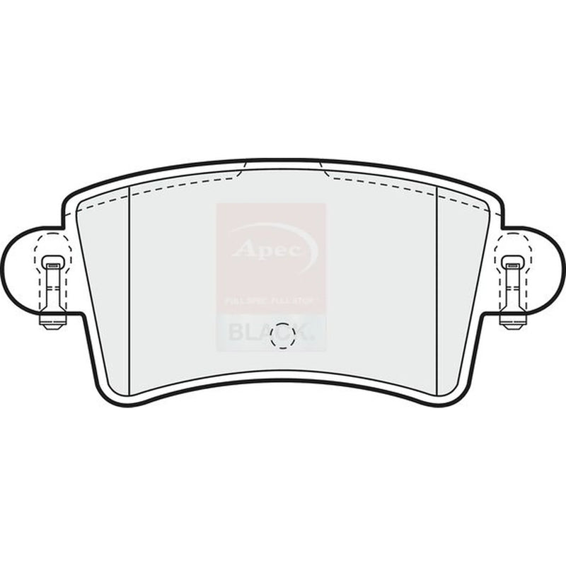 Apec Rear Brake Pad Set PAD1197B
