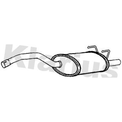 Klarius Box With Tail Pipe Rear FT941D