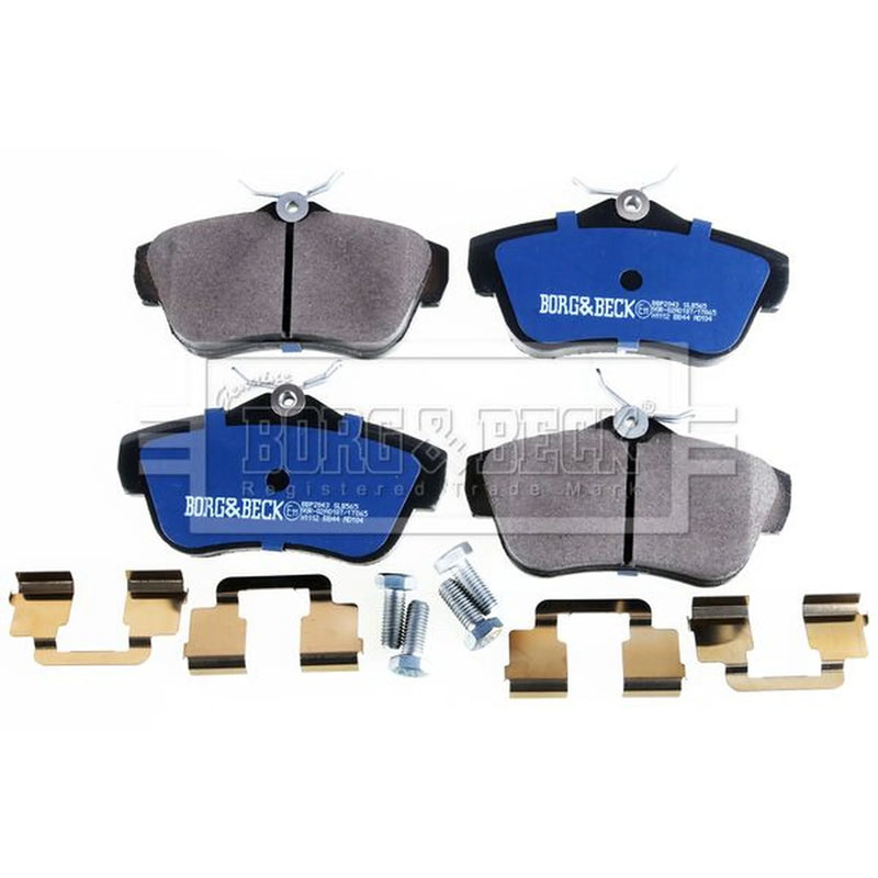 Borg & Beck 4 x Rear Brake Pad Set BBP2043
