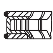 Mahle Ring Set 1 Cylinder 222 RS 00102 0N0